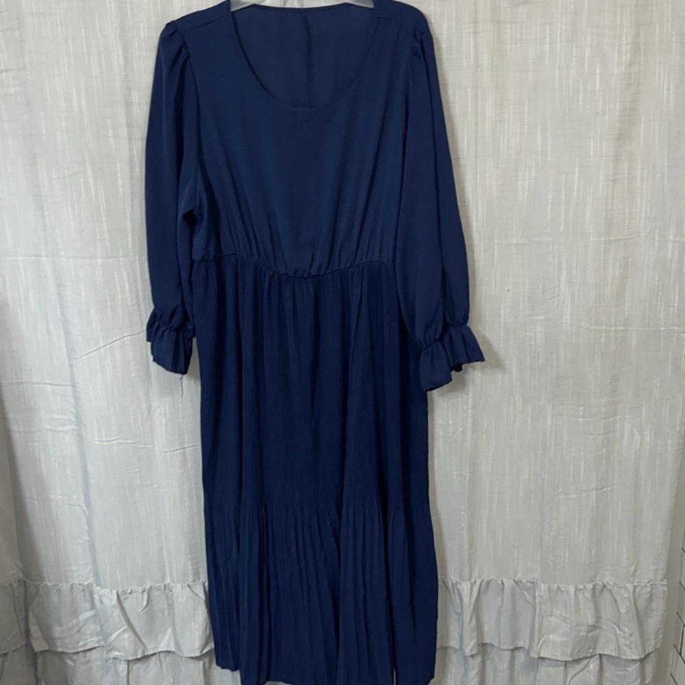 Navy Dress with belt